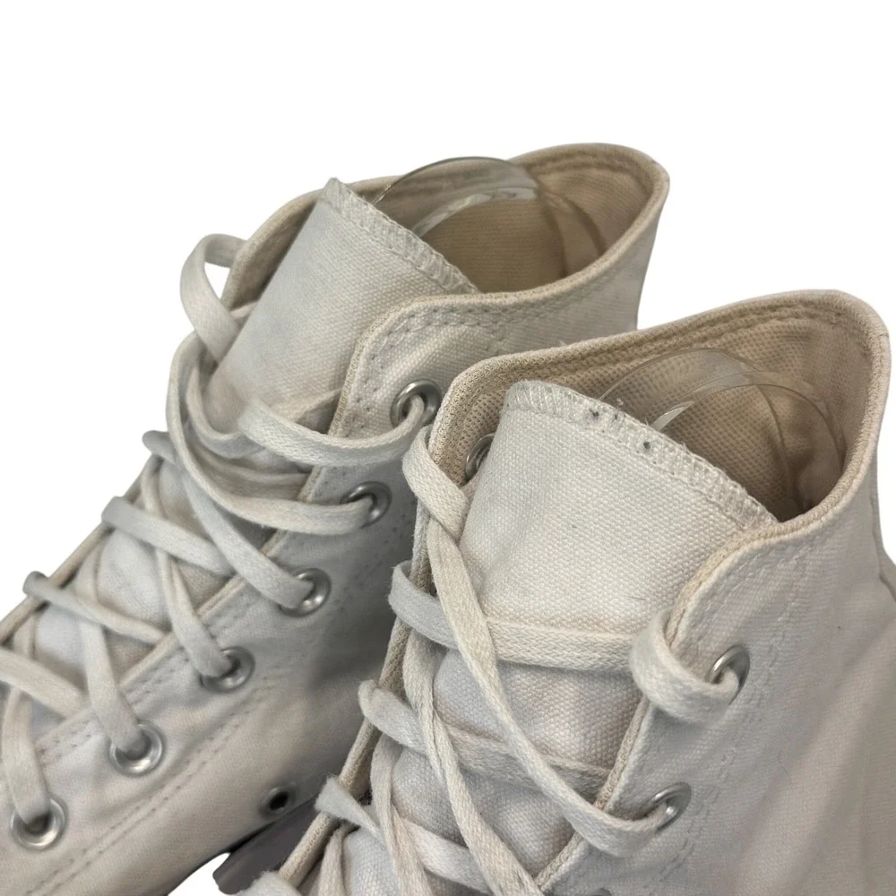 Converse Chuck‎ Taylor All Star Lift Platform Canvas White High Top Sneakers 9W